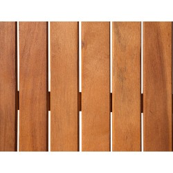 Stół ogrodowy CENTO 75 cm 140 cm Drewno akacjowe Brązowy Stół ogrodowy CENTO 75 cm 140 cm Drewno akacjowe Brązowy