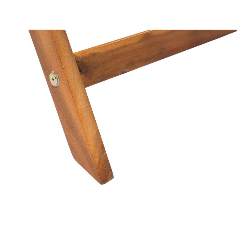 Stół ogrodowy CENTO 75 cm 140 cm Drewno akacjowe Brązowy Stół ogrodowy CENTO 75 cm 140 cm Drewno akacjowe Brązowy