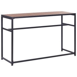 Stół ogrodowy AVETRANA 50 cm 150 cm Czarny Stół ogrodowy AVETRANA 50 cm 150 cm Czarny