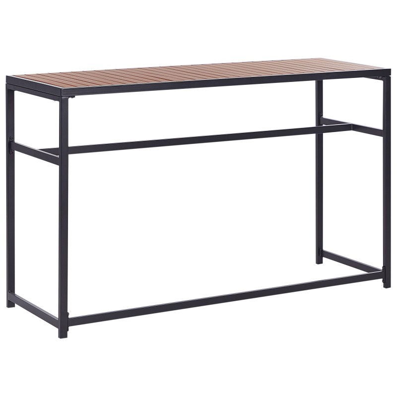 Stół ogrodowy AVETRANA 50 cm 150 cm Czarny Stół ogrodowy AVETRANA 50 cm 150 cm Czarny