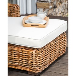 Sofa ogrodowa rattanowa naturalna BRIATICO Sofa ogrodowa rattanowa naturalna BRIATICO
