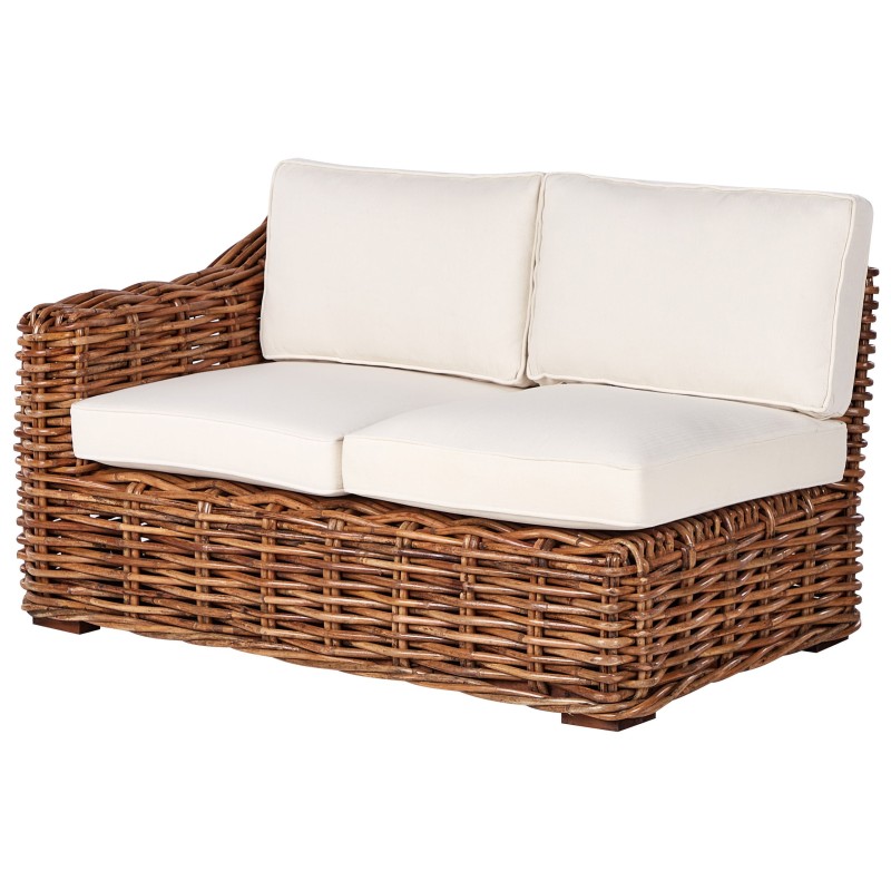 Sofa ogrodowa rattanowa naturalna BRIATICO Sofa ogrodowa rattanowa naturalna BRIATICO