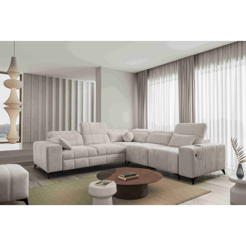 Ballagio III corner sofa with a sleeping function - an elegant and functional piece of furniture Ballagio III corner sofa with a sleeping function - an elegant and functional piece of furniture
