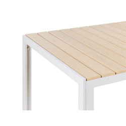 Stół ogrodowy COMO 150 cm 90 cm Beżowy Stół ogrodowy COMO 150 cm 90 cm Beżowy