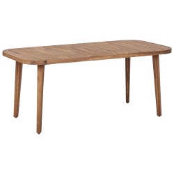 Stół ogrodowy PARAGGI 90 cm 180 cm Certyfikowane drewno akacjowe Brązowy