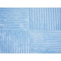 Zestaw 2 poduszek dekoracyjnych MILLET Sztruks 30 x 50 cm Niebieski Wzór geometryczny Zestaw 2 poduszek dekoracyjnych MILLET Sztruks 30 x 50 cm Niebieski Wzór geometryczny