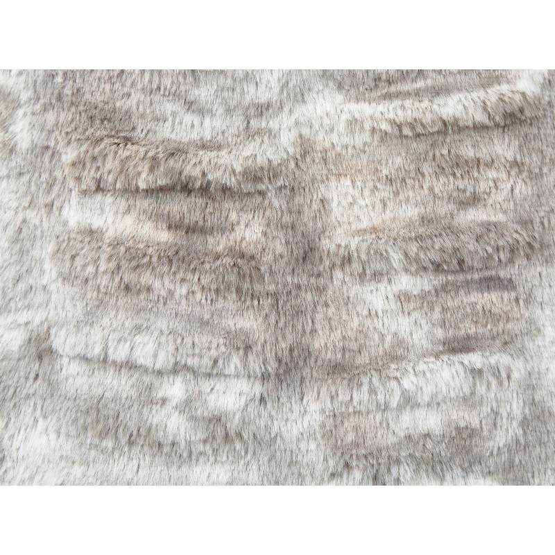 Zestaw 2 poduszek dekoracyjnych MACODES Sztuczne futro 45 x 45 cm Szary Jednolity Zestaw 2 poduszek dekoracyjnych MACODES Sztuczne futro 45 x 45 cm Szary Jednolity
