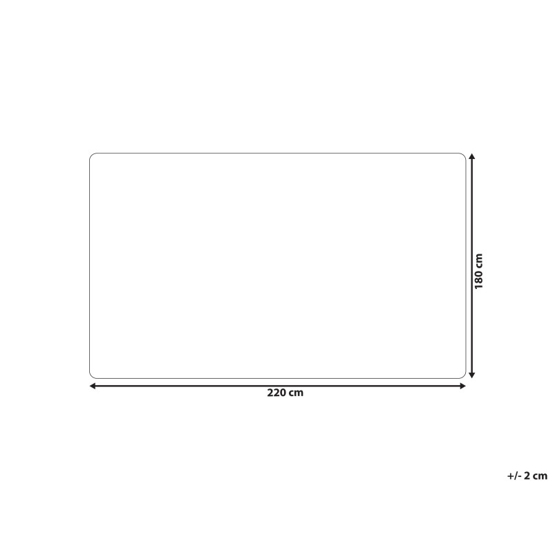 Koc LABYAR 180 x 220 cm Beżowy Koc LABYAR 180 x 220 cm Beżowy
