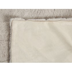 Koc LABYAR 180 x 220 cm Beżowy Koc LABYAR 180 x 220 cm Beżowy
