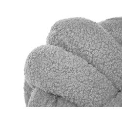 Zestaw 2 poduszek dekoracyjnych MALNI Boucle 19 x 19 cm Szary Jednolity Zestaw 2 poduszek dekoracyjnych MALNI Boucle 19 x 19 cm Szary Jednolity