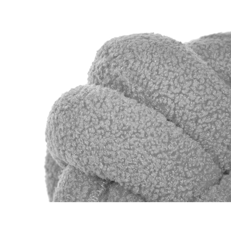Zestaw 2 poduszek dekoracyjnych MALNI Boucle 19 x 19 cm Szary Jednolity Zestaw 2 poduszek dekoracyjnych MALNI Boucle 19 x 19 cm Szary Jednolity