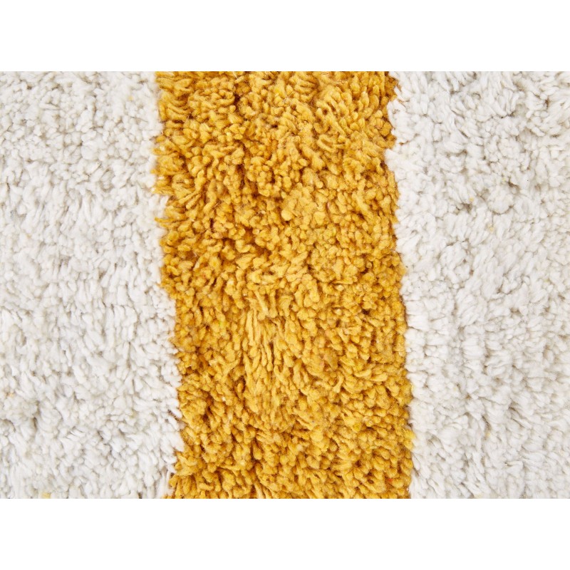 Zestaw 2 poduszek dekoracyjnych HELIANTHUS Bawełna 30 x 50 cm Biały W paski Zestaw 2 poduszek dekoracyjnych HELIANTHUS Bawełna 30 x 50 cm Biały W paski