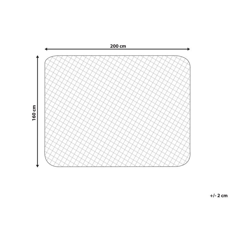 Ochraniacz na materac ALMANZOR 160 x 200 cm Ochraniacz na materac ALMANZOR 160 x 200 cm