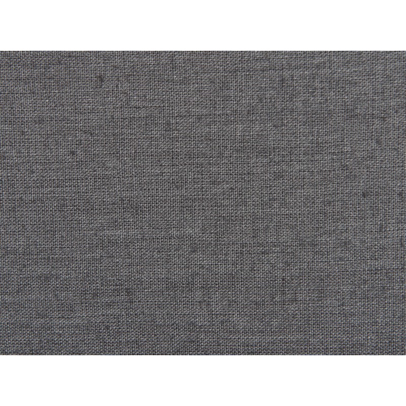 Zestaw 2 poduszek dekoracyjnych SUBULATA Len 45 x 45 cm Ciemnoszary Jednolity Zestaw 2 poduszek dekoracyjnych SUBULATA Len 45 x 45 cm Ciemnoszary Jednolity