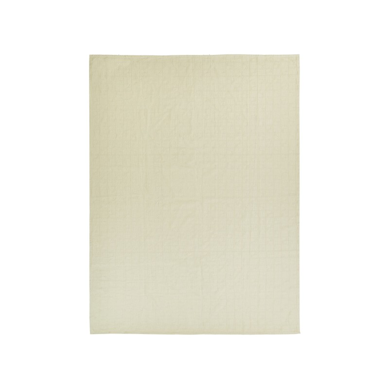 Narzuta na łóżko MARAKA Bawełna 150 x 200 cm Jasnobeżowy Narzuta na łóżko MARAKA Bawełna 150 x 200 cm Jasnobeżowy