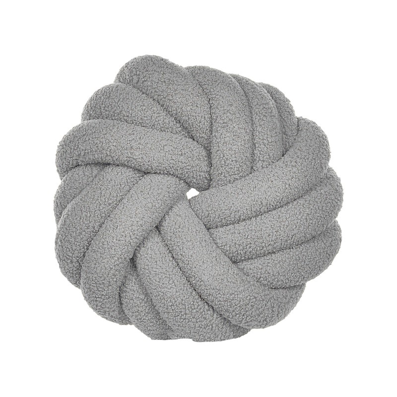 Poduszka dekoracyjna AKOLA Boucle 31 x 31 cm Szary Jednolity Poduszka dekoracyjna AKOLA Boucle 31 x 31 cm Szary Jednolity
