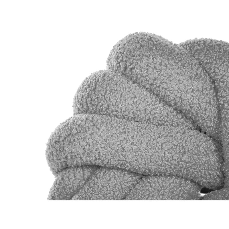 Poduszka dekoracyjna AKOLA Boucle 31 x 31 cm Szary Jednolity Poduszka dekoracyjna AKOLA Boucle 31 x 31 cm Szary Jednolity