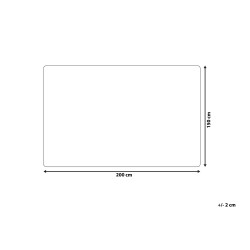 Koc CHAAB 150 x 200 cm Złamana biel Koc CHAAB 150 x 200 cm Złamana biel