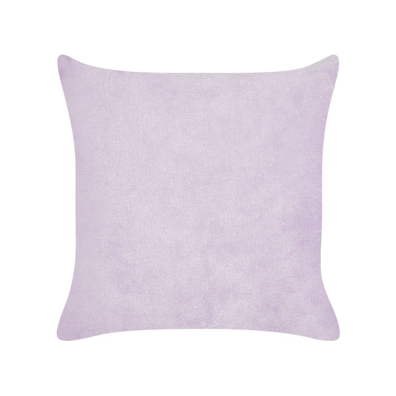 Zestaw 2 poduszek dekoracyjnych MILLET Sztruks 43 x 43 cm Fioletowy Wzór geometryczny Zestaw 2 poduszek dekoracyjnych MILLET Sztruks 43 x 43 cm Fioletowy Wzór geometryczny