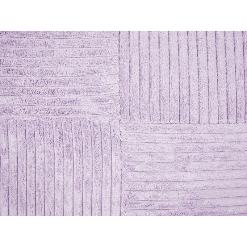 Zestaw 2 poduszek dekoracyjnych MILLET Sztruks 43 x 43 cm Fioletowy Wzór geometryczny Zestaw 2 poduszek dekoracyjnych MILLET Sztruks 43 x 43 cm Fioletowy Wzór geometryczny