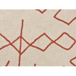 Koc BHIWANI Bawełna 130 x 180 cm Beżowy Koc BHIWANI Bawełna 130 x 180 cm Beżowy