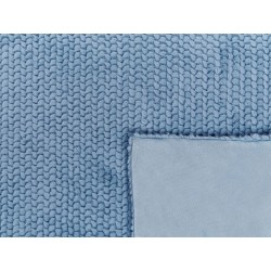 Koc BJAS 200 x 220 cm Niebieski Koc BJAS 200 x 220 cm Niebieski