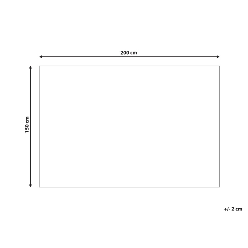 Koc BAYBURT 150 x 200 cm Zielony Koc BAYBURT 150 x 200 cm Zielony