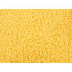 Zestaw 2 poduszek dekoracyjnych CAMPONULA Boucle 40 x 40 cm Żółty Jednolity Zestaw 2 poduszek dekoracyjnych CAMPONULA Boucle 40 x 40 cm Żółty Jednolity