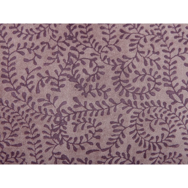 Zestaw 2 poduszek dekoracyjnych KALMIA Welur 45 x 45 cm Różowy Wzór kwiatowy Zestaw 2 poduszek dekoracyjnych KALMIA Welur 45 x 45 cm Różowy Wzór kwiatowy