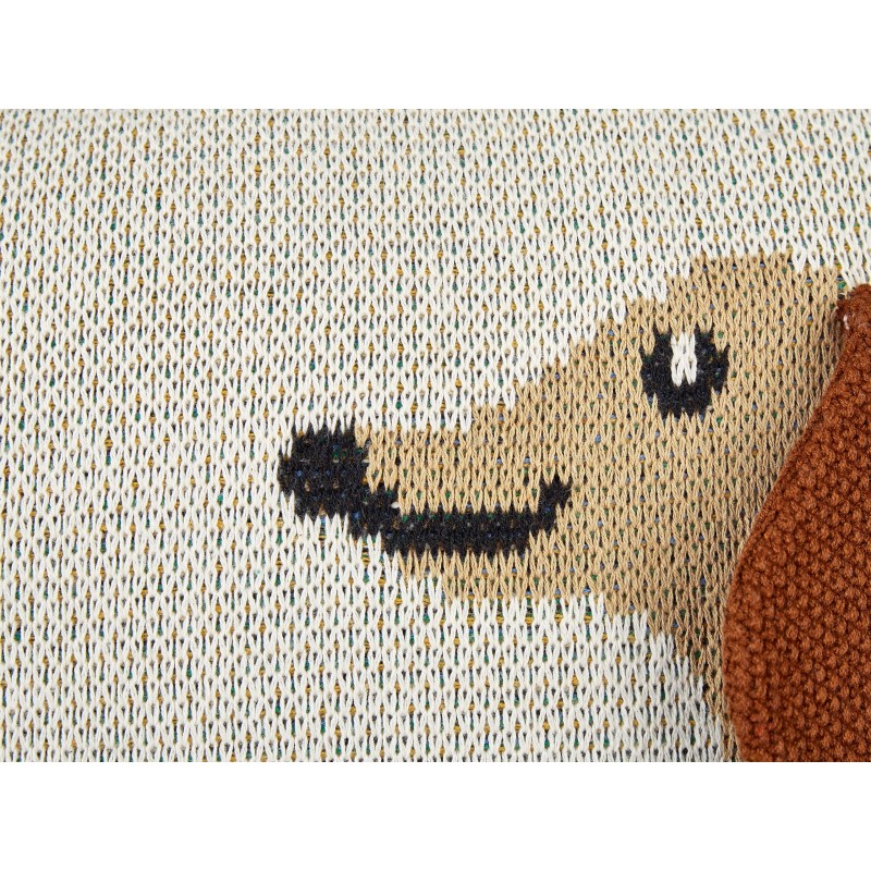 2 bawełniane poduszki dekoracyjne z motywem jamnika 45 x 45 cm beżowe BATTAL 2 bawełniane poduszki dekoracyjne z motywem jamnika 45 x 45 cm beżowe BATTAL