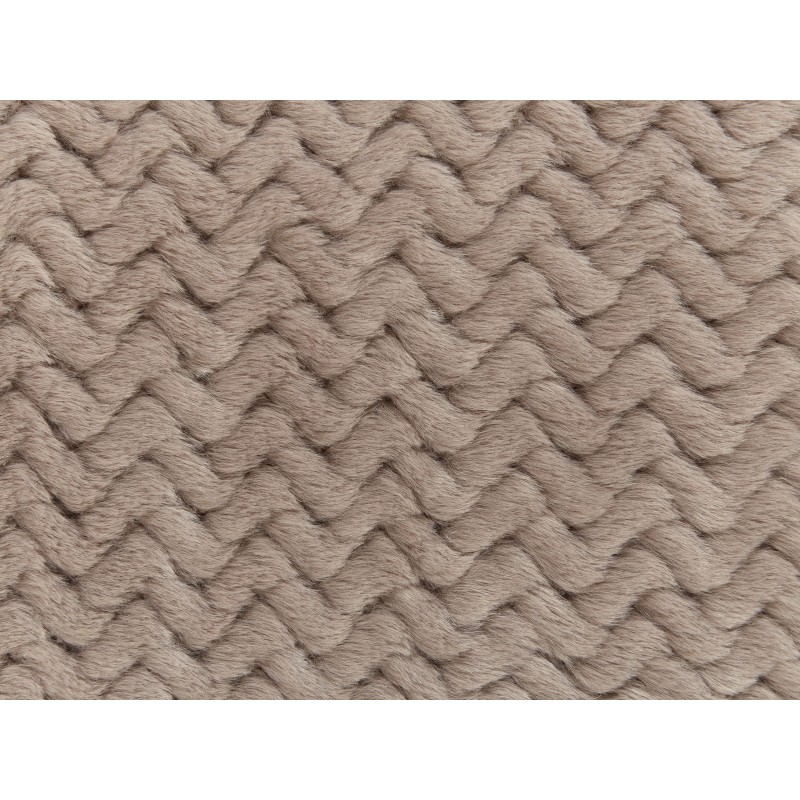 Narzuta na łóżko SURMI Sztuczne futro 150 x 200 cm Jasnobrązowy Narzuta na łóżko SURMI Sztuczne futro 150 x 200 cm Jasnobrązowy