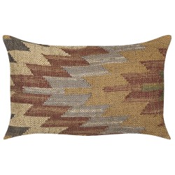 Zestaw 2 poduszek dekoracyjnych DEEPOR Juta 30 x 50 cm Kolorowy Wzór orientalny Zestaw 2 poduszek dekoracyjnych DEEPOR Juta 30 x 50 cm Kolorowy Wzór orientalny