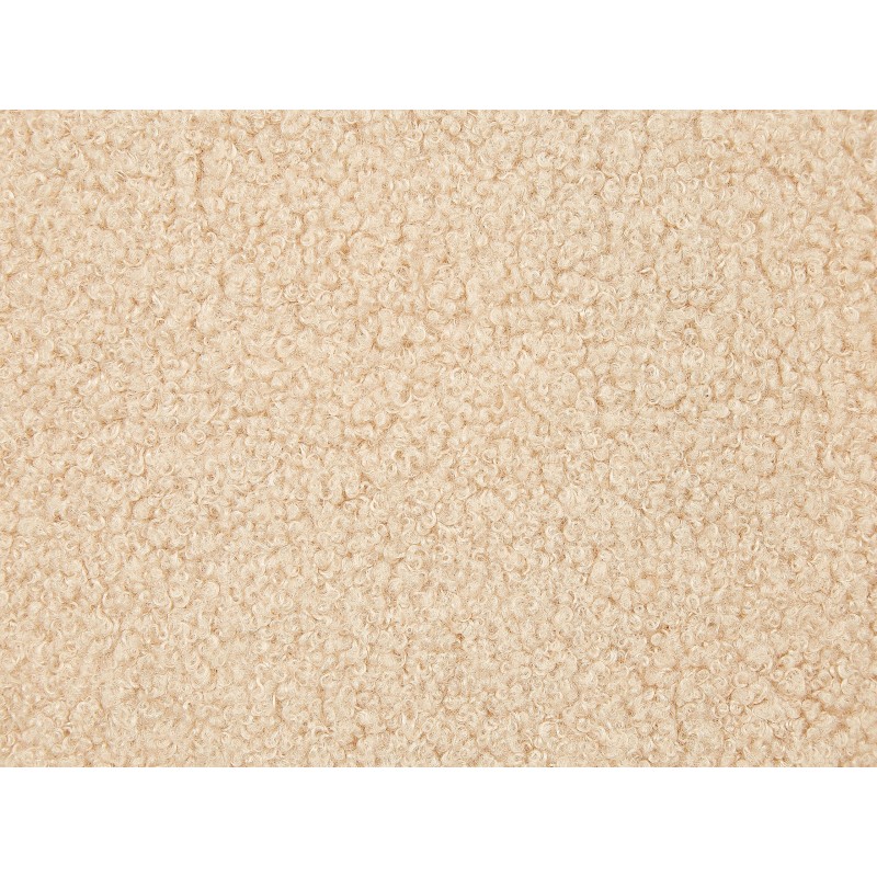 Zestaw 2 poduszek dekoracyjnych LEUZEA Boucle 45 x 45 cm Piaskowy Jednolity Zestaw 2 poduszek dekoracyjnych LEUZEA Boucle 45 x 45 cm Piaskowy Jednolity