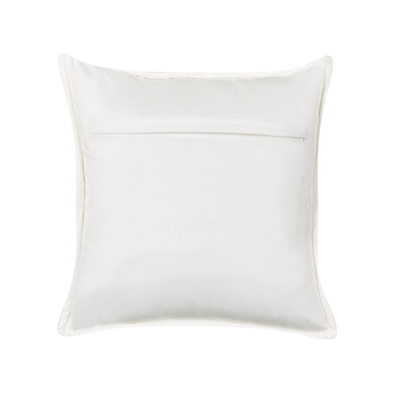 Zestaw 2 poduszek dekoracyjnych NOTELEA Bawełna 45 x 45 cm Beżowy Wzór kwiatowy Zestaw 2 poduszek dekoracyjnych NOTELEA Bawełna 45 x 45 cm Beżowy Wzór kwiatowy