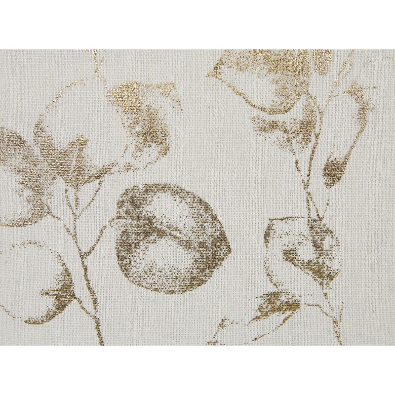 Zestaw 2 poduszek dekoracyjnych GOMPHRENA 45 x 45 cm Jasnobeżowy Wzór roślinny Zestaw 2 poduszek dekoracyjnych GOMPHRENA 45 x 45 cm Jasnobeżowy Wzór roślinny