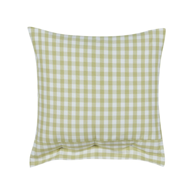 Poduszka dekoracyjna TALYA 45 x 45 cm Oliwkowy W kratkę Poduszka dekoracyjna TALYA 45 x 45 cm Oliwkowy W kratkę