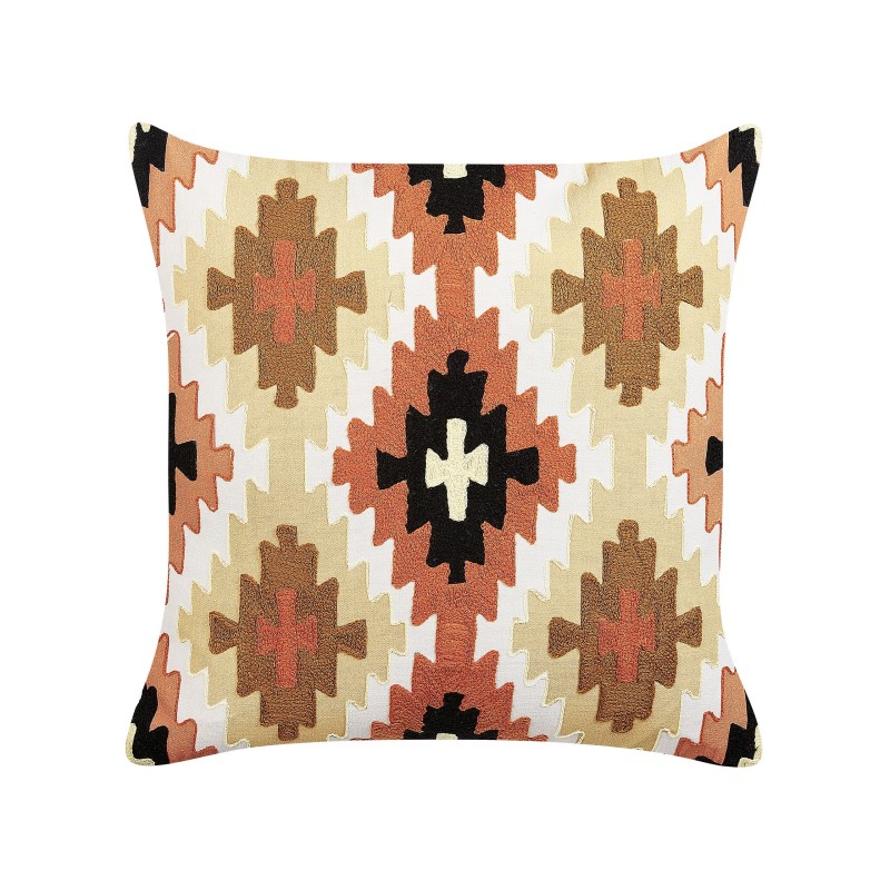 Poduszka dekoracyjna SERAMPORE Bawełna 50 x 50 cm Kolorowy Wzór geometryczny Poduszka dekoracyjna SERAMPORE Bawełna 50 x 50 cm Kolorowy Wzór geometryczny