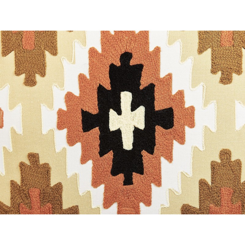 Poduszka dekoracyjna SERAMPORE Bawełna 50 x 50 cm Kolorowy Wzór geometryczny Poduszka dekoracyjna SERAMPORE Bawełna 50 x 50 cm Kolorowy Wzór geometryczny