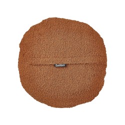 Zestaw 2 poduszek dekoracyjnych RUTABAGA Boucle 30 x 30 cm Brązowy Jednolity Zestaw 2 poduszek dekoracyjnych RUTABAGA Boucle 30 x 30 cm Brązowy Jednolity
