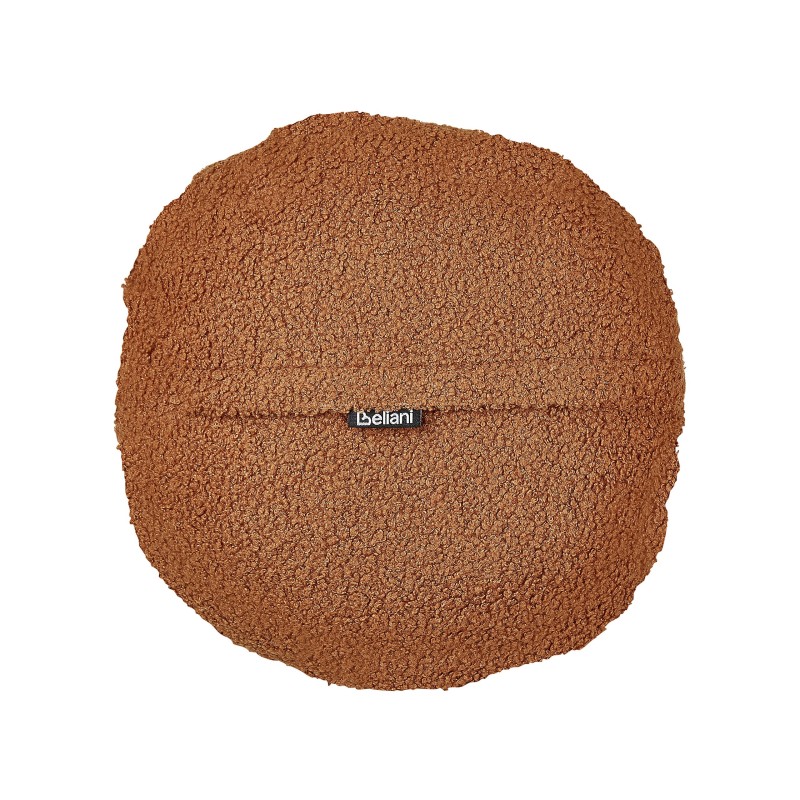 Zestaw 2 poduszek dekoracyjnych RUTABAGA Boucle 30 x 30 cm Brązowy Jednolity Zestaw 2 poduszek dekoracyjnych RUTABAGA Boucle 30 x 30 cm Brązowy Jednolity