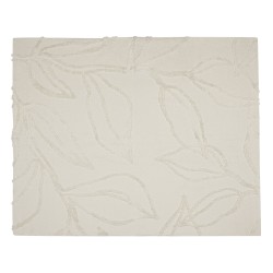 Koc ACACIA Bawełna 130 x 160 cm Beżowy Koc ACACIA Bawełna 130 x 160 cm Beżowy
