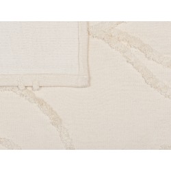 Koc ACACIA Bawełna 130 x 160 cm Beżowy Koc ACACIA Bawełna 130 x 160 cm Beżowy
