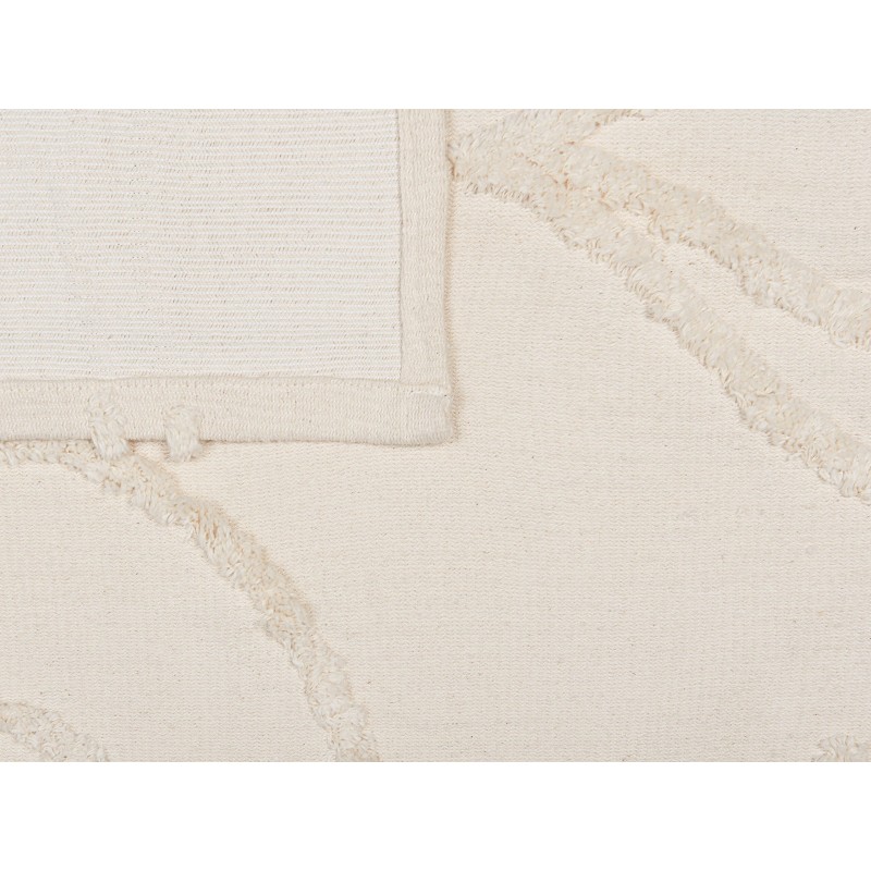 Koc ACACIA Bawełna 130 x 160 cm Beżowy Koc ACACIA Bawełna 130 x 160 cm Beżowy