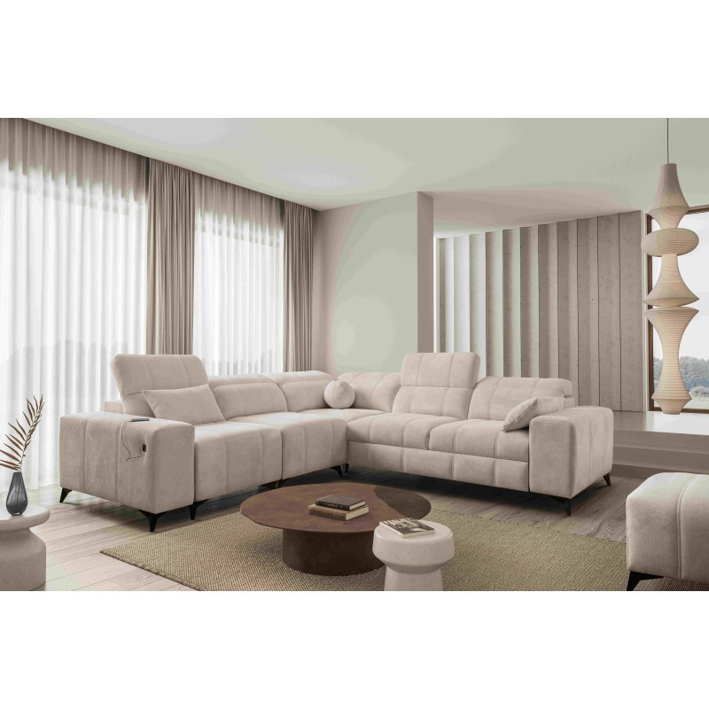 Ballagio III corner sofa with a sleeping function - an elegant and functional piece of furniture Ballagio III corner sofa with a sleeping function - an elegant and functional piece of furniture