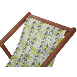 Zestaw 2 wymiennych tkanin do leżaków ogrodowych ANZIO/AVELLINO 44 x 134 cm Żółty Zestaw 2 wymiennych tkanin do leżaków ogrodowych ANZIO/AVELLINO 44 x 134 cm Żółty