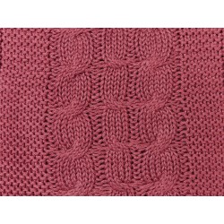 Zestaw 2 poduszek dekoracyjnych CADETIA Bawełna 45 x 45 cm Burgundowy Jednolity Zestaw 2 poduszek dekoracyjnych CADETIA Bawełna 45 x 45 cm Burgundowy Jednolity