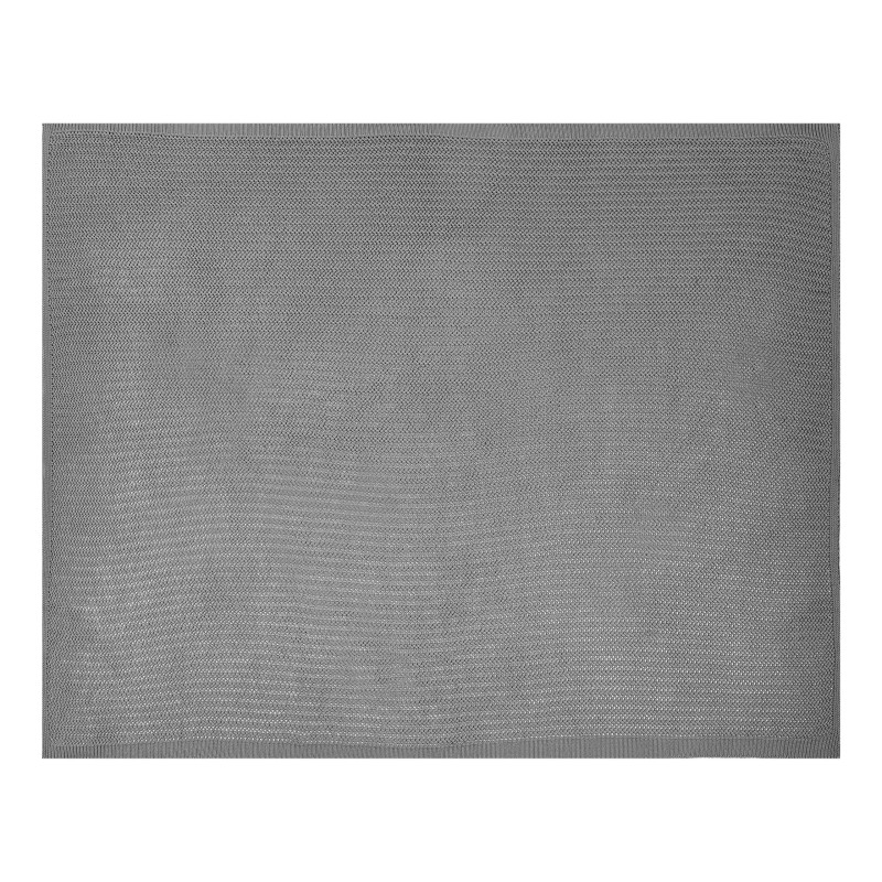 Narzuta na łóżko ILEN Bawełna 150 x 200 cm Szary Narzuta na łóżko ILEN Bawełna 150 x 200 cm Szary