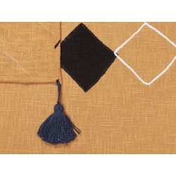 Koc SHIMLA Bawełna 130 x 180 cm Pomarańczowy Koc SHIMLA Bawełna 130 x 180 cm Pomarańczowy