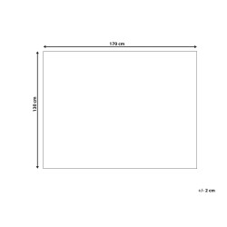 Koc CHILARI Bawełna 130 x 170 cm Beżowy Koc CHILARI Bawełna 130 x 170 cm Beżowy
