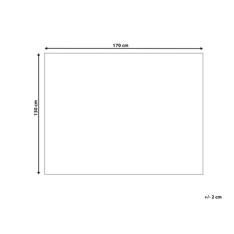 Koc CHILARI Bawełna 130 x 170 cm Beżowy Koc CHILARI Bawełna 130 x 170 cm Beżowy